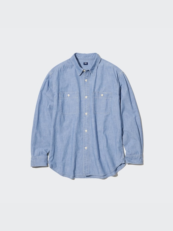 Chambray Work Long-Sleeve Shirt