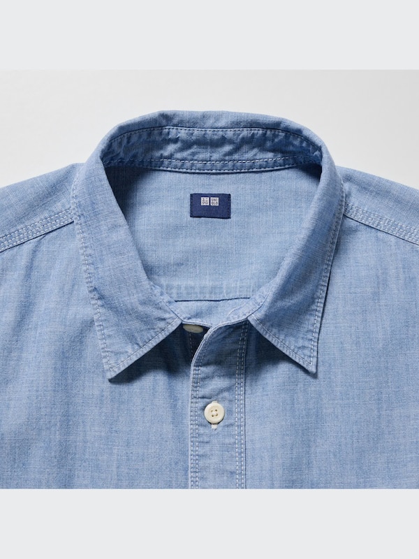 Chambray Work Long-Sleeve Shirt