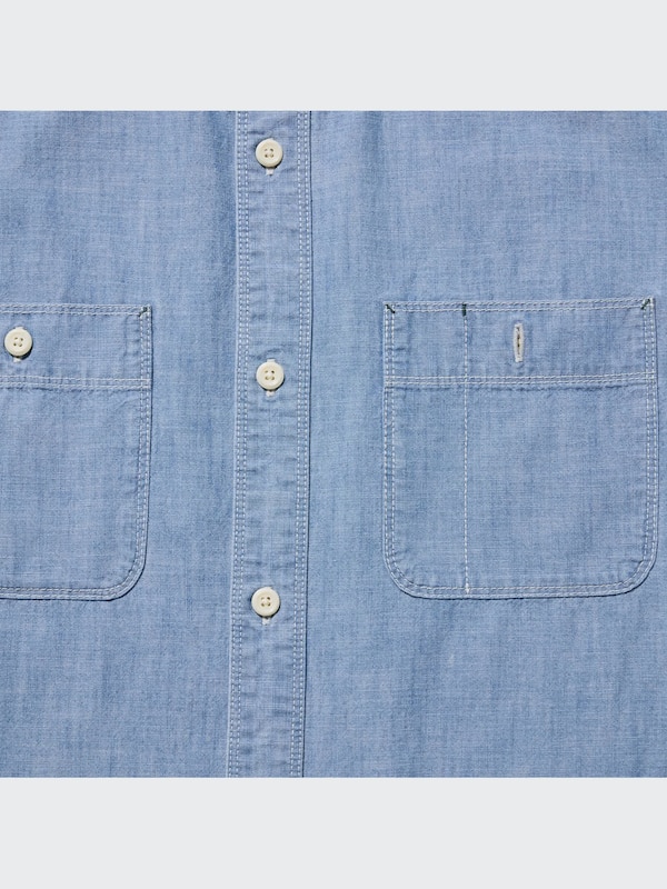 Chambray Work Long-Sleeve Shirt