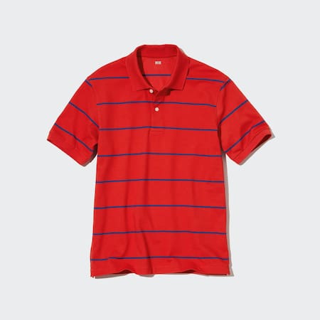 DRY Piqué Striped Polo Shirt