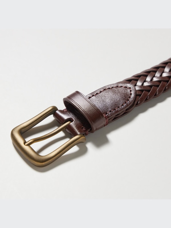 Leather Mesh Belt