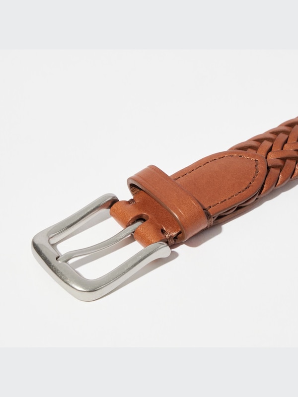 Leather Mesh Belt