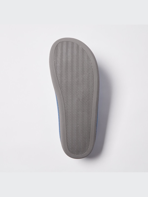 Slippers (Denim-Like, Rubber Sole)