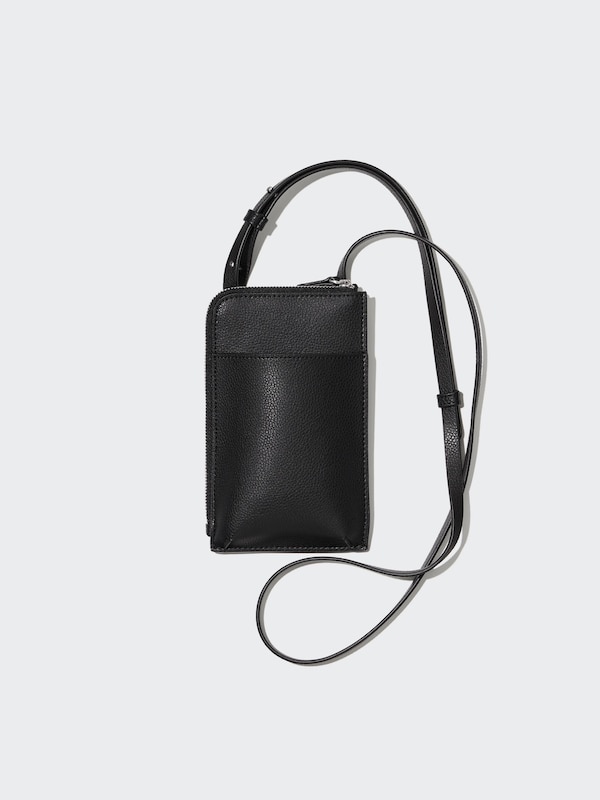 FAUX LEATHER WALLET MINI SHOULDER BAG