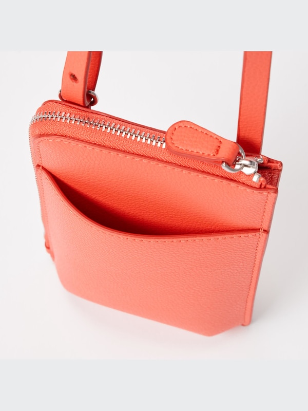 FAUX LEATHER WALLET MINI SHOULDER BAG