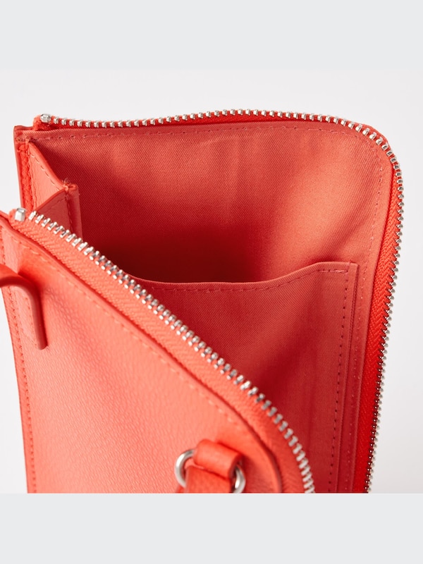 FAUX LEATHER WALLET MINI SHOULDER BAG