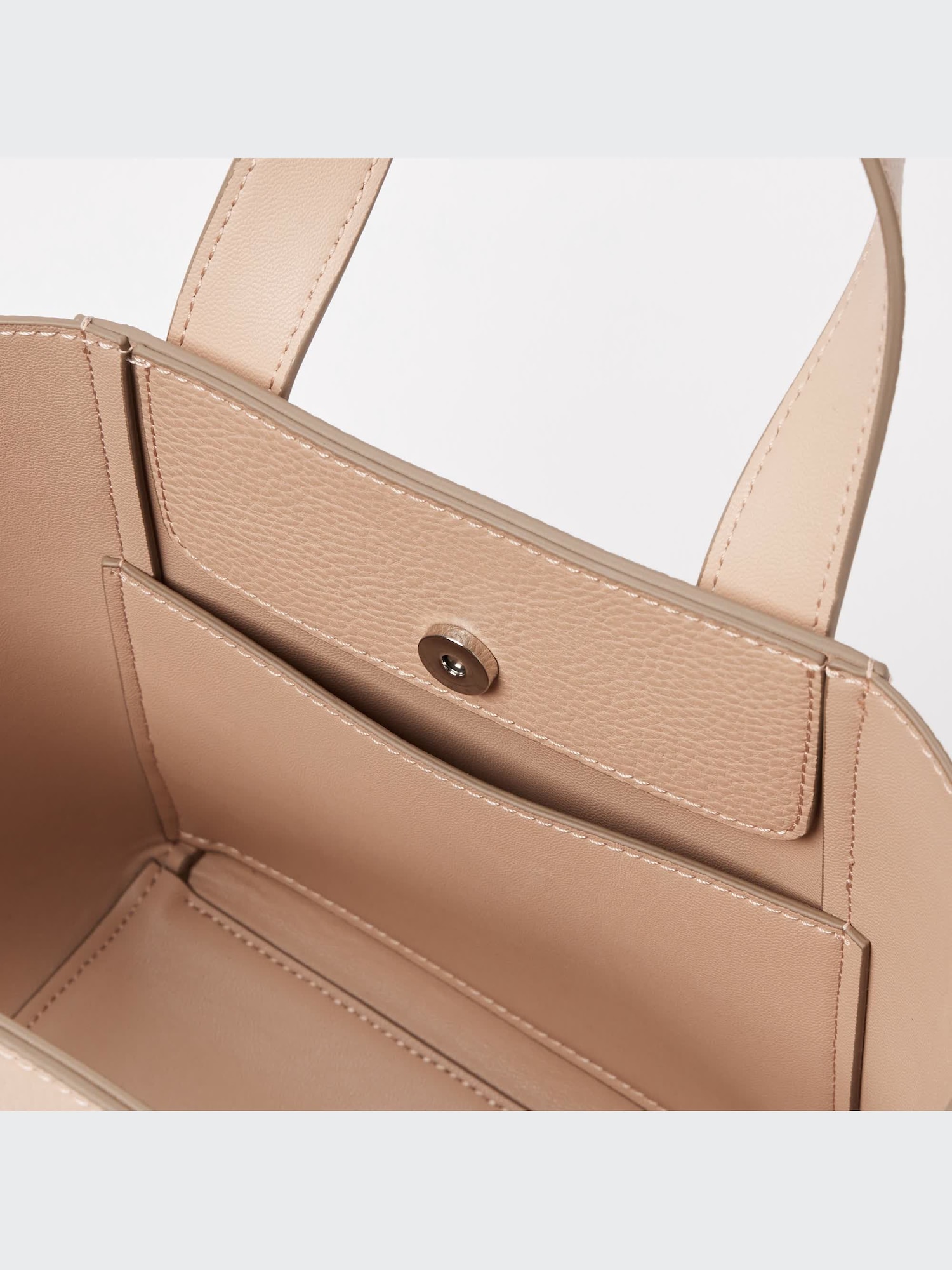 Faux Leather 2-Way Wide Tote Bag | UNIQLO US Faux Leather 2-Way Wide Tote Bag | UNIQLO US