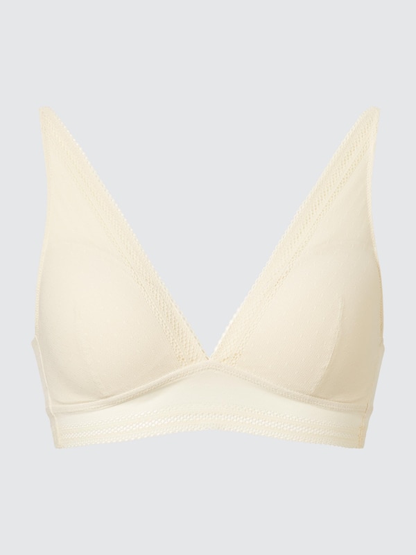 Wireless Bra (Plunging Relax, Lace) | UNIQLO US