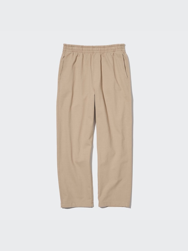 Washed Jersey Ankle Pants
