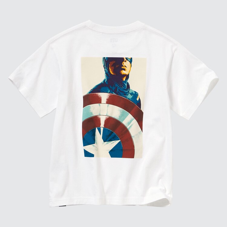 Marvel Art Collection by Mondo UT (Short-Sleeve Graphic T-Shirt) | Blue | 2XS | Uniqlo US