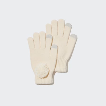 Girls HEATTECH Knitted Gloves