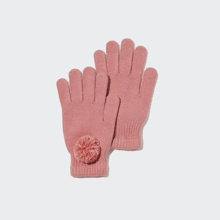 Girls HEATTECH Knitted Gloves