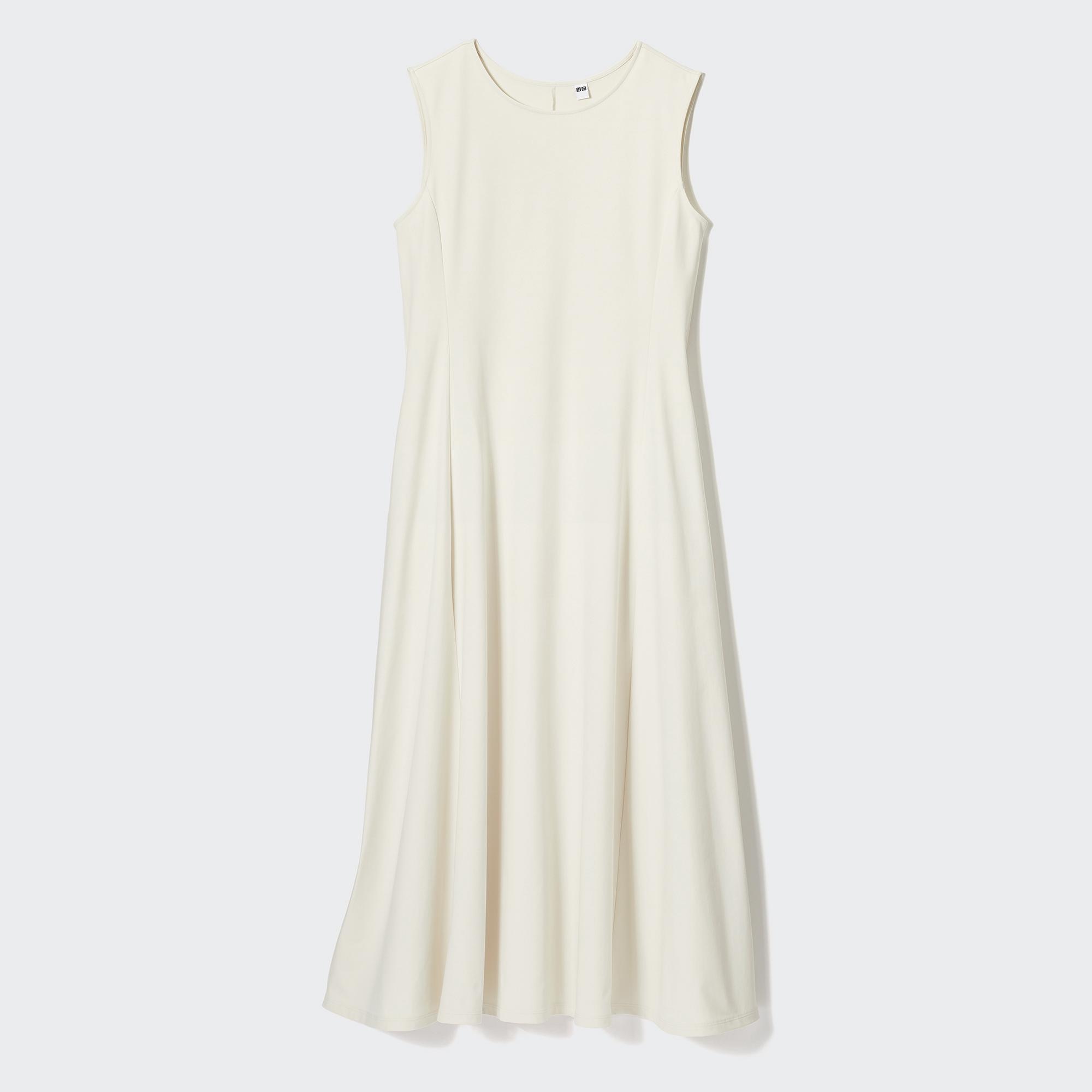Cotton Blend Flared Mini Dress