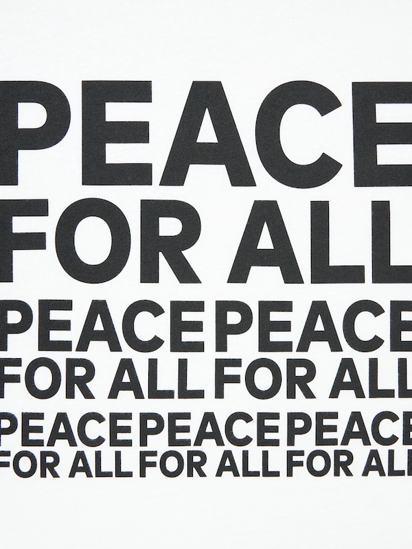 PEACE FOR ALL Graphic T-Shirt | Kashiwa Sato