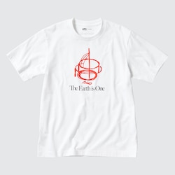 Peace for All Short-Sleeve Graphic T-Shirt (Kaws) | White | Medium | Uniqlo US