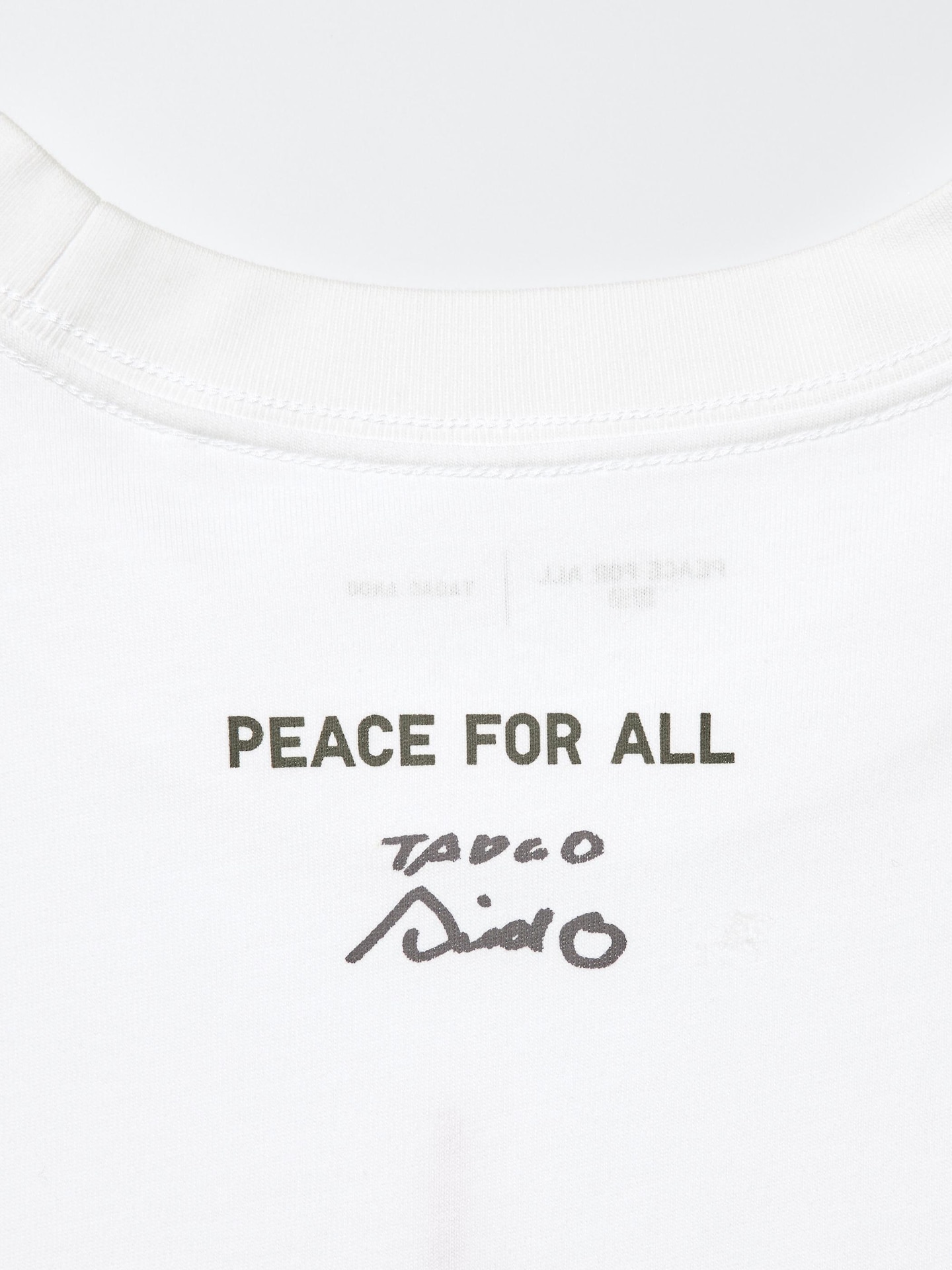 Футболка Uniqlo Peace For All с принтом, Tadao Ando, цвет: Белый — фото 7