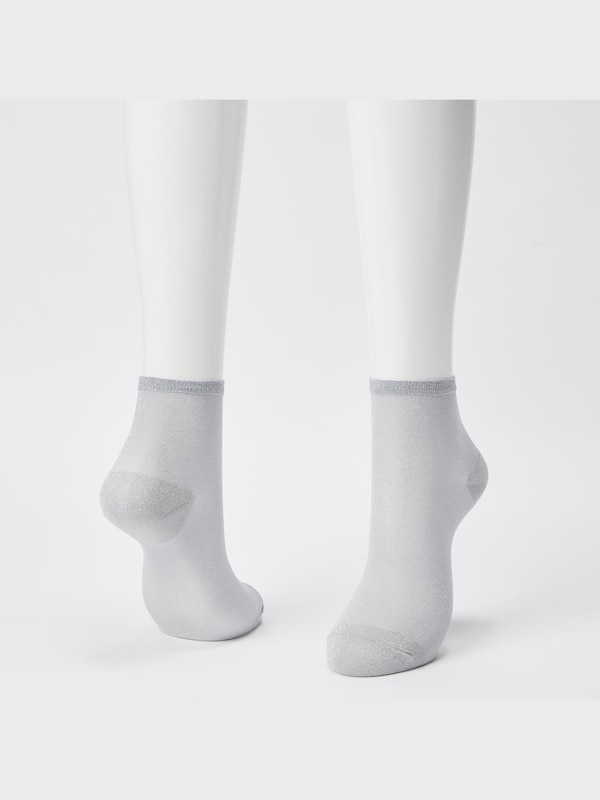 Sheer Glitter Socks (3 Pairs)