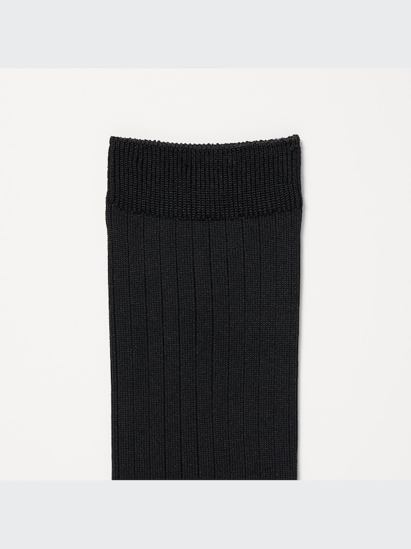 KNEE HIGH SOCKS 2P (WIDE RIBBED)