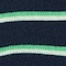 Striped Short Socks (Three Pairs)