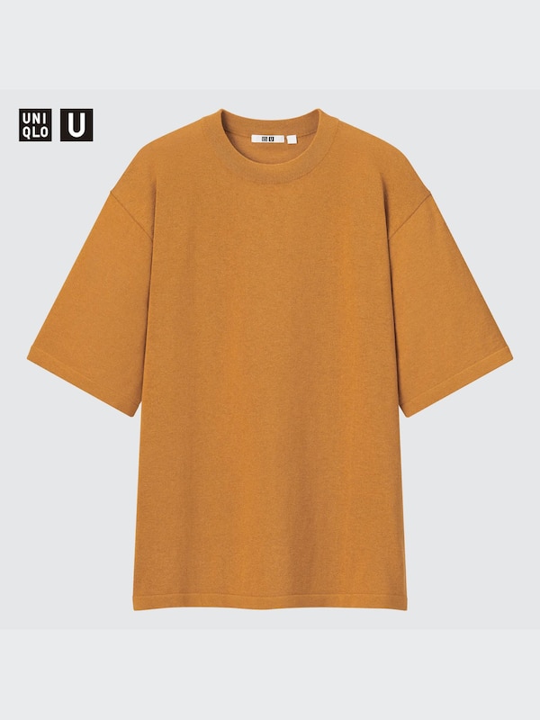 U Knitted Short-Sleeve T-Shirt