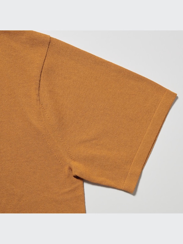 U Knitted Short-Sleeve T-Shirt