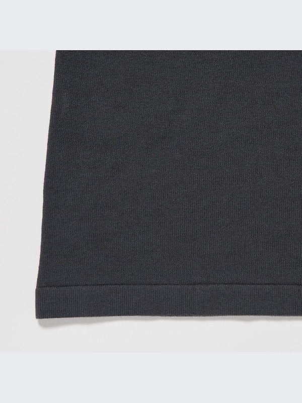 U Knitted Short-Sleeve Polo Shirt