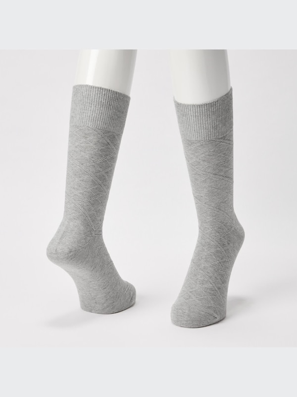 Supima Cotton Links Checked Socks