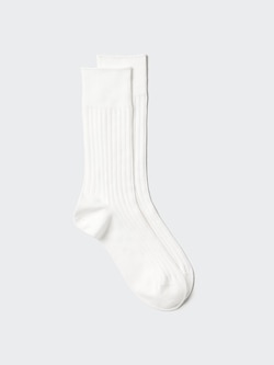 SUPIMA® Cotton Blend Wide Ribbed Socks