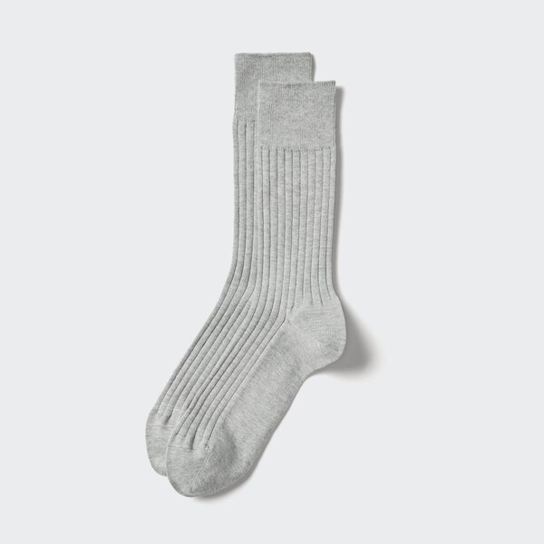 Supima® Cotton Wide Ribbed Socks UNIQLO US