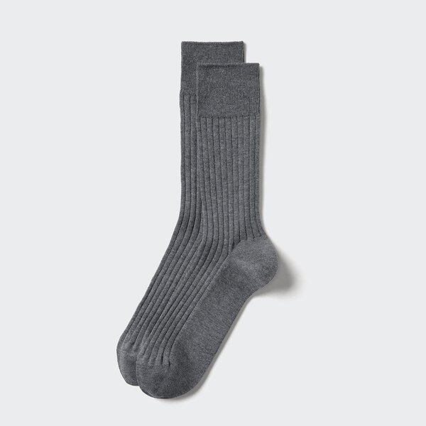 Supima® Cotton Wide Ribbed Socks UNIQLO US