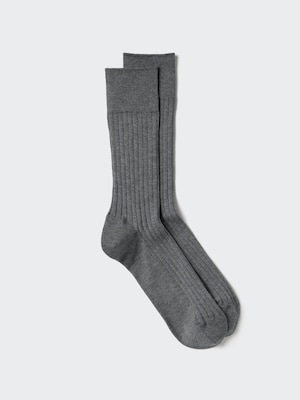 SUPIMA® Cotton Blend Wide Ribbed Socks
