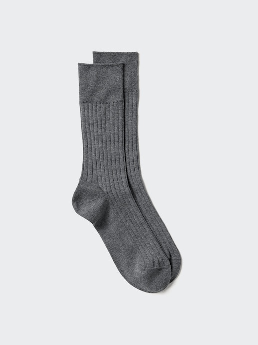 SUPIMA Cotton Wide Ribbed Socks