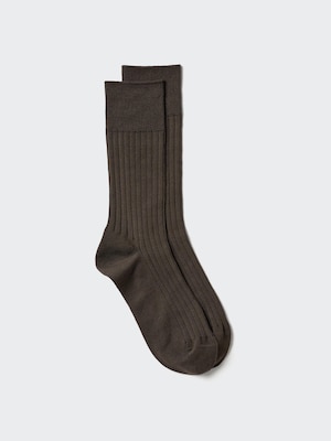 SUPIMA® Cotton Blend Wide Ribbed Socks
