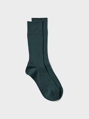 SUPIMA® Cotton Blend Wide Ribbed Socks