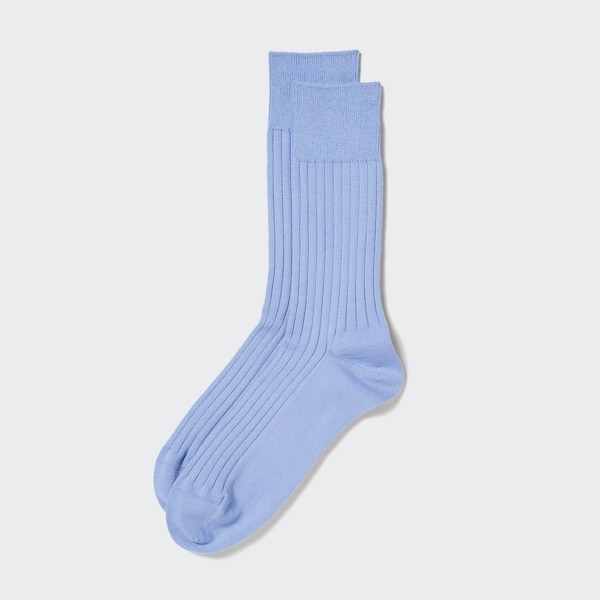 Supima® Cotton Wide Ribbed Socks | UNIQLO US