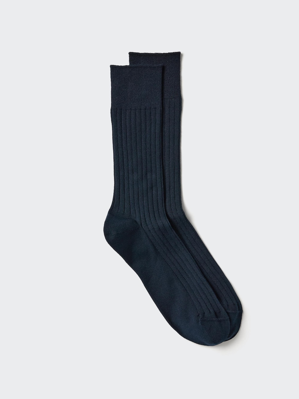 Мужские носки Uniqlo SUPIMA® Cotton Blend Wide Ribbed Socks