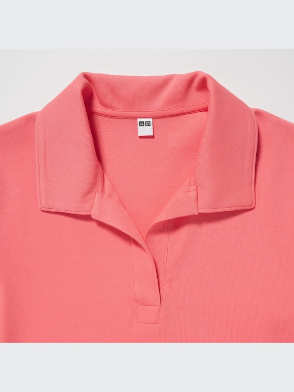 Cropped Skipper Short-Sleeve Polo Shirt