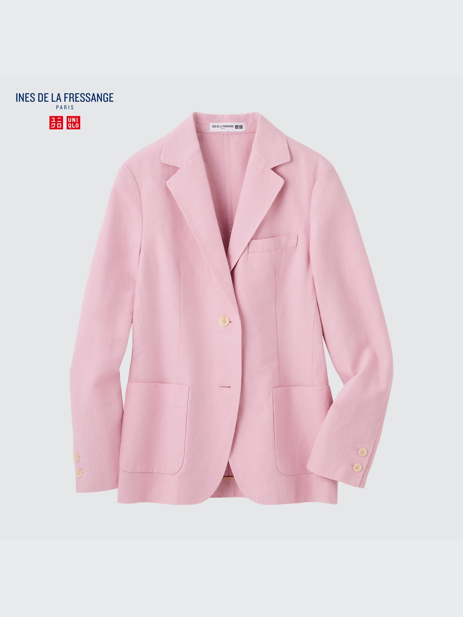 INES DE LA FRESSANGE LINEN COTTON JACKET