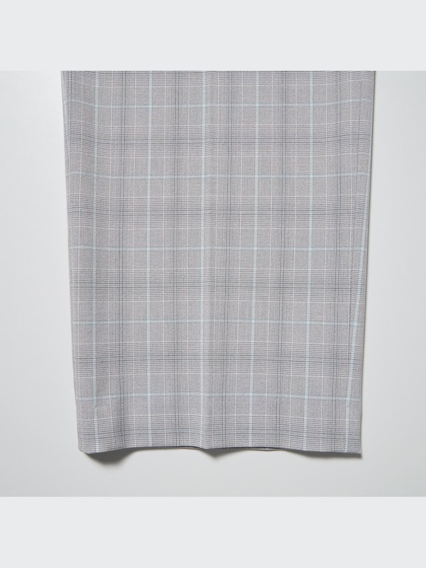 Pleated Wide Pants | Checked