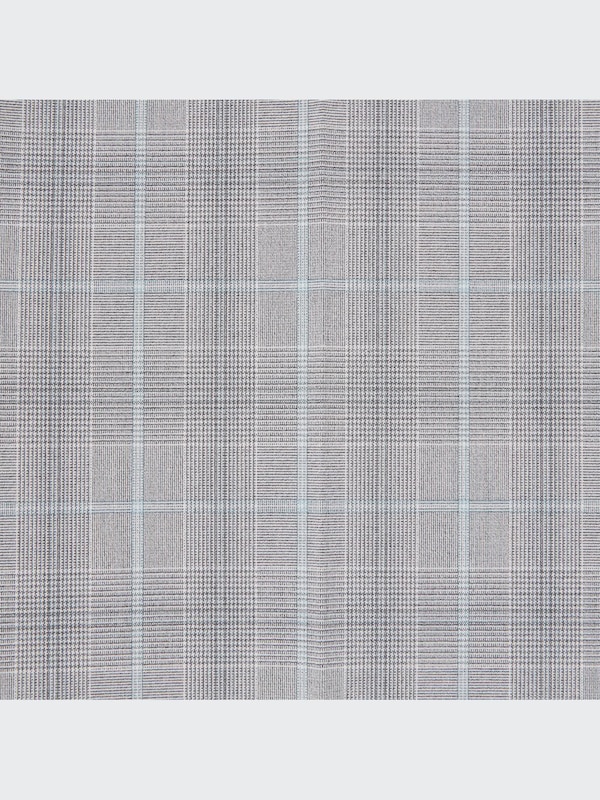 Pleated Wide Pants | Checked