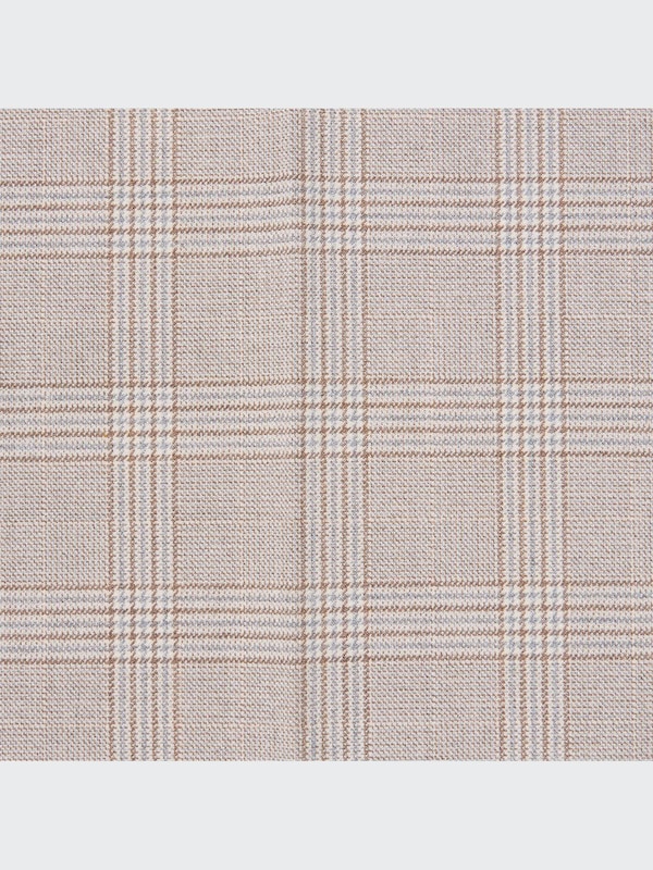 Pleated Wide Pants | Checked