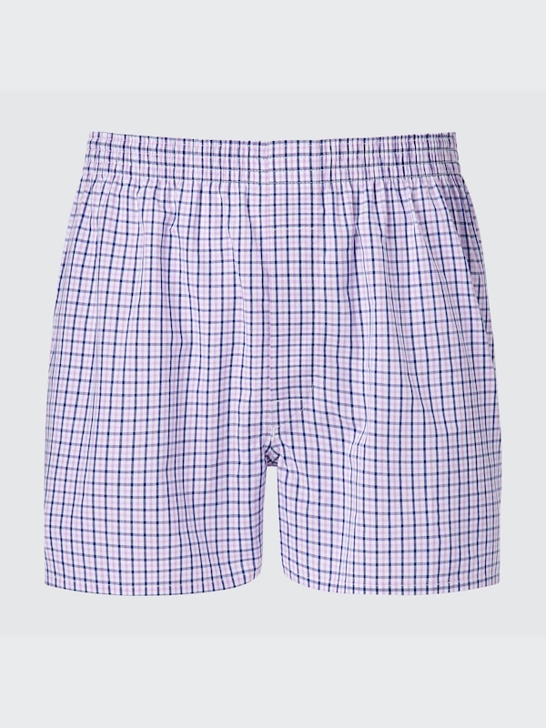 Woven Checked Boxer Shorts