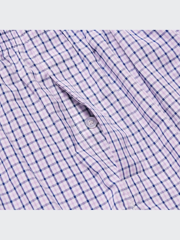 Woven Checked Boxer Shorts