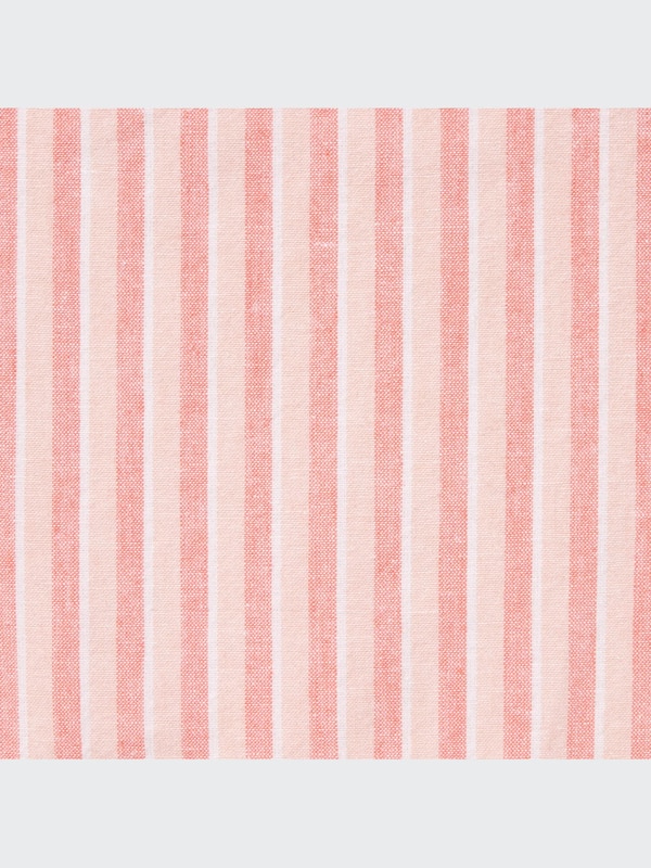 LINEN COTTON STRIPED SHORTS