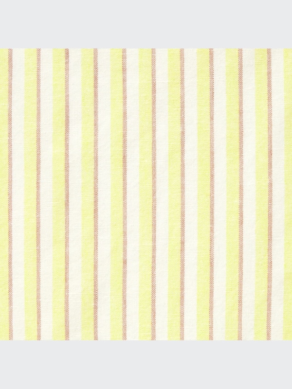 LINEN COTTON STRIPED SHORTS