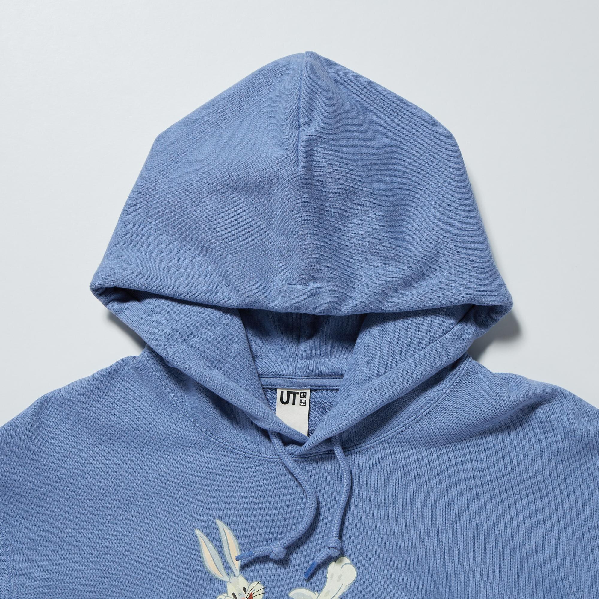 Uniqlo sales blue hoodie