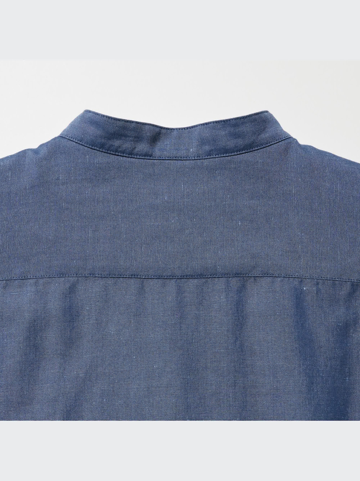 Unisex Linen Cotton Stand Collar Short-Sleeve Shirt | UNIQLO US