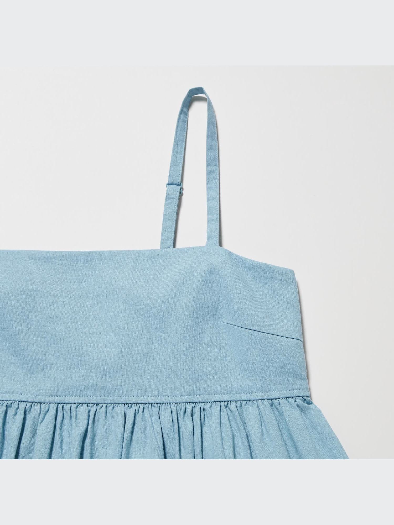 Linen-Blend Gathered Camisole Dress | UNIQLO US
