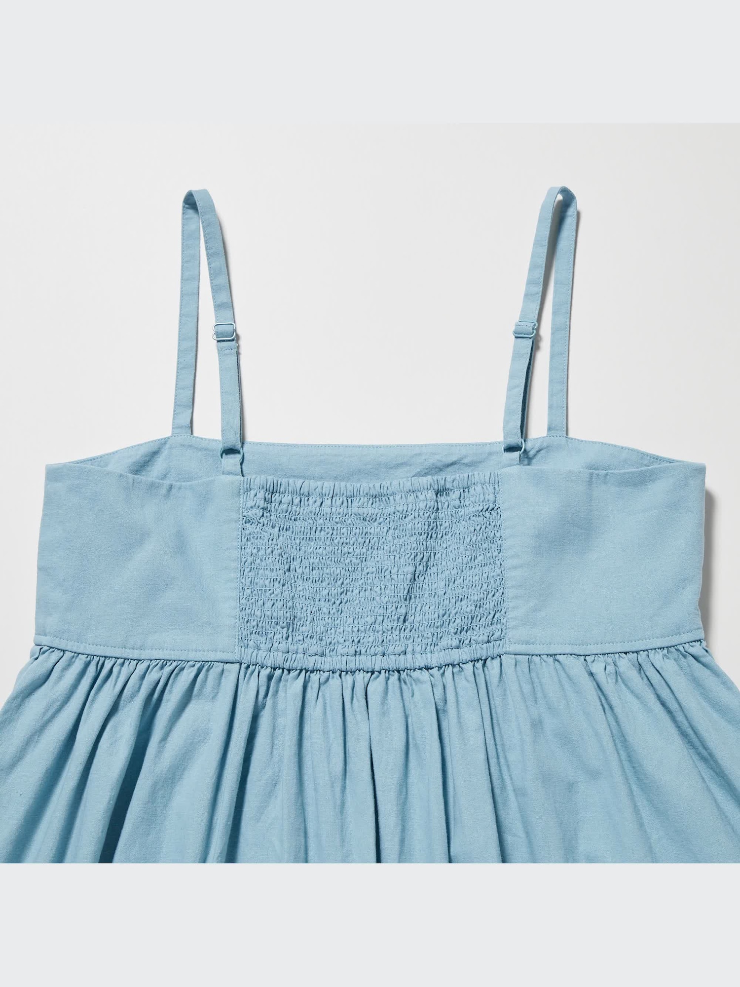 Linen-Blend Gathered Camisole Dress | UNIQLO US