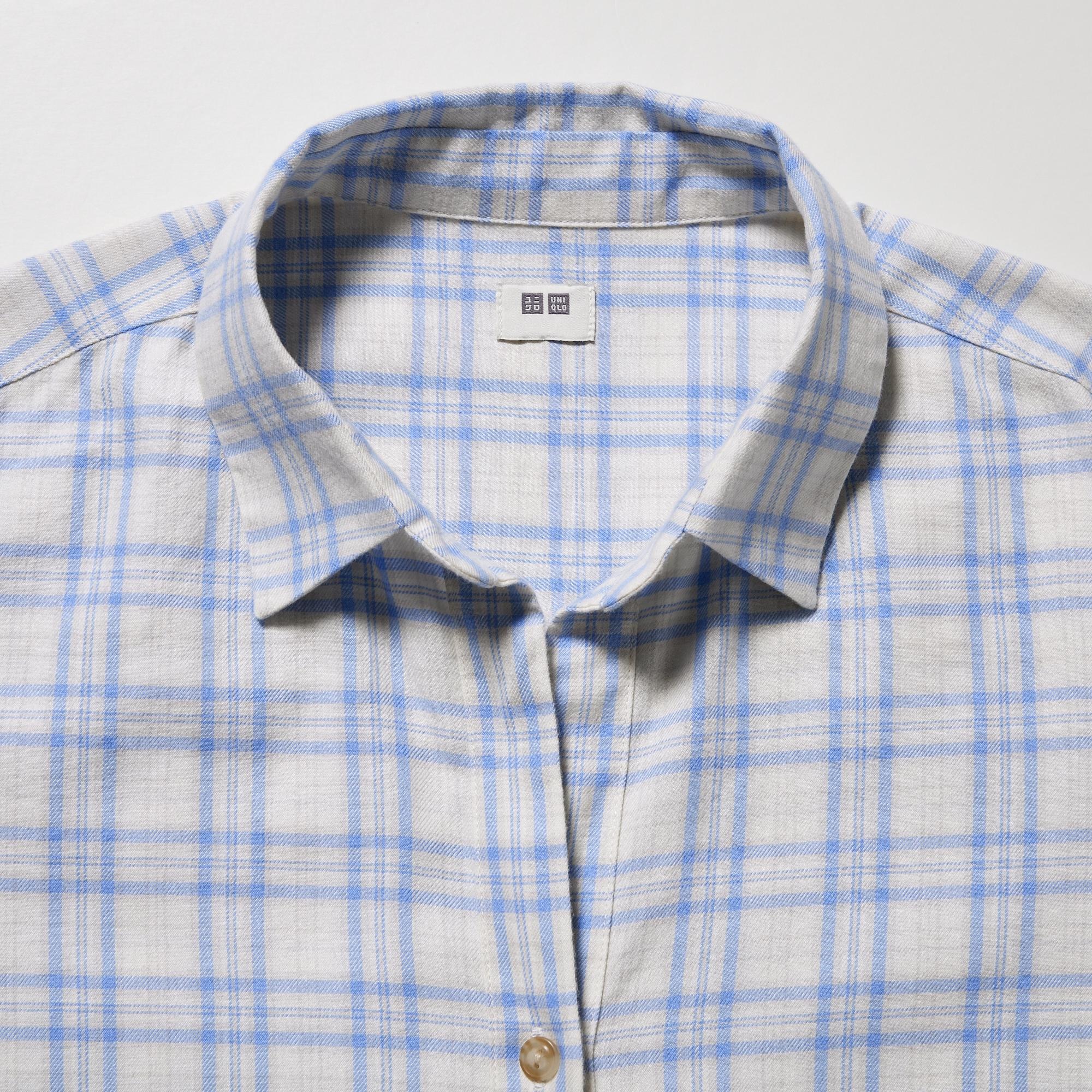 SOFT BRUSHED CHECKED LONG SLEEVE SHIRT